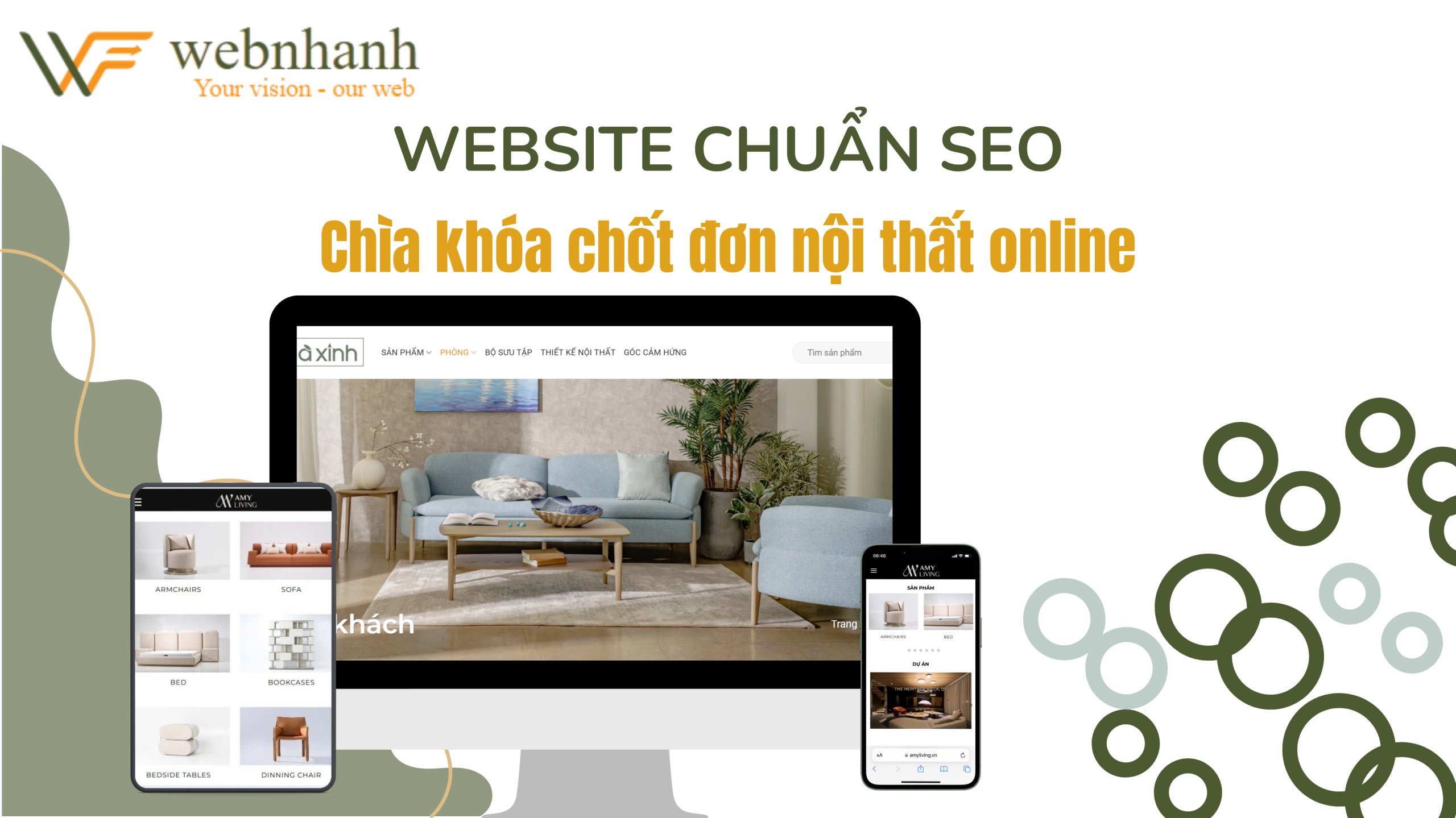 Thiết Kế Website Nội Thất Chuẩn SEO: Mẫu Đẹp, Load Nhanh, Tối Ưu Chuyển Đổi - Web Nhanh
