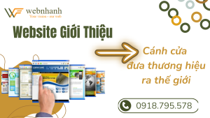 thiết kế web doanh nghiệp