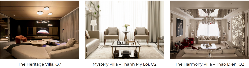 Hình ảnh một vài dự án của Amy Living