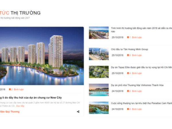Website Bất động sản