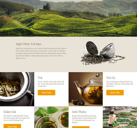 Mẫu Web Bán Hàng Đẹp