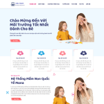 Mẫu Web Trường Mầm Non Quốc Tế