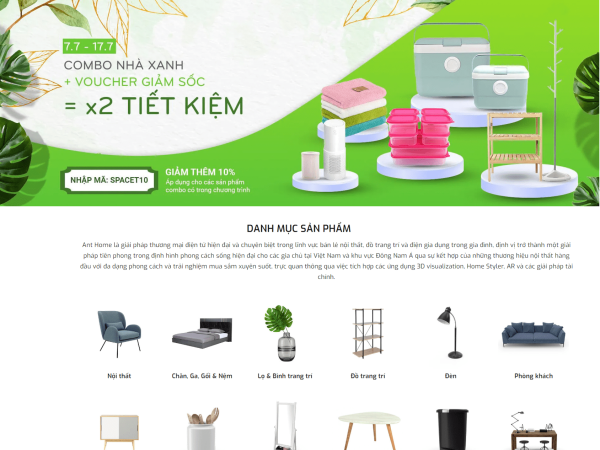 Web buôn bán nội thất