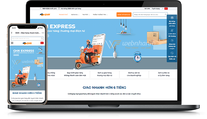 Website Giao Hàng