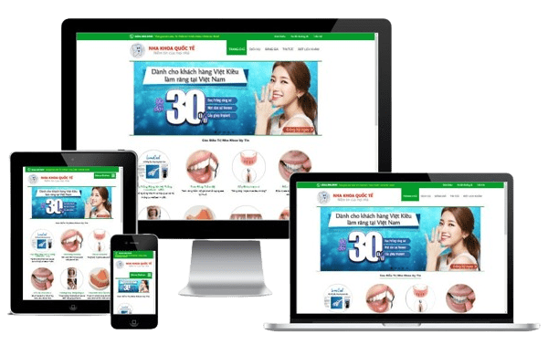 Mẫu website